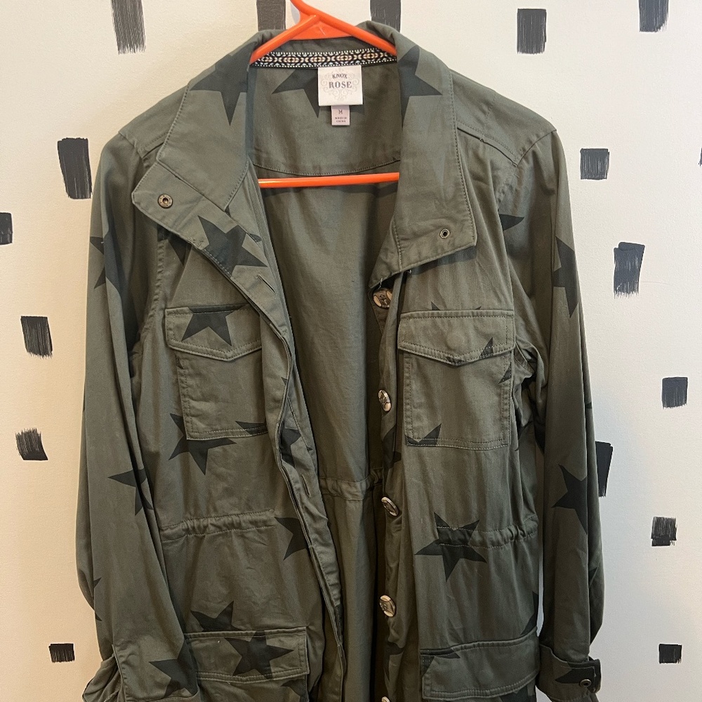 Knox Rose Military Green Jacket